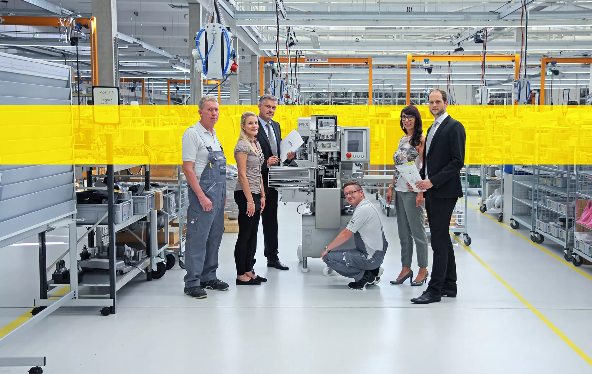 employees in industry hall